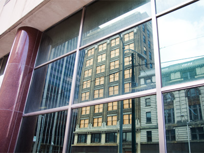 Reflections on my city.