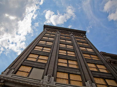 My city:  under repair.