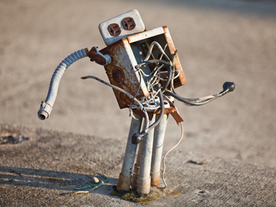 Following years of brutal war with the robots, this battered emissary came unexpectedly to negotiate peace.