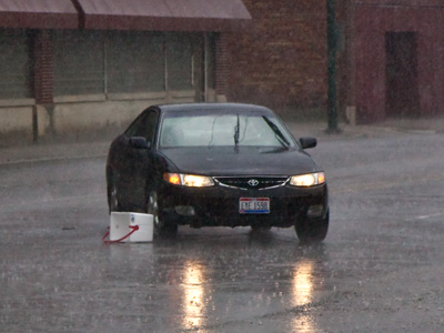 During the rain it got cooler.