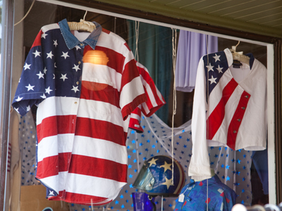 Clothing for patriots and patriettes.