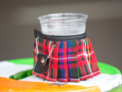 Irish beverage holder.