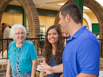 Why is this girl smiling?