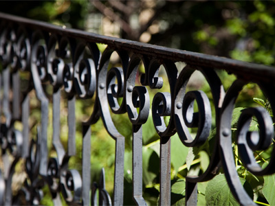 A decorative way of saying, `Stay out.`