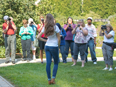 How does she handle the fame?