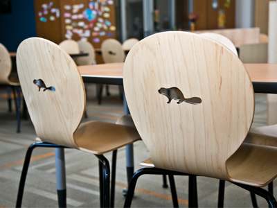 It`s a brand new school for the little Beavers.