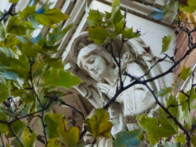 Keeping watch over downtown Dayton.