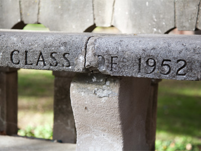 I have no idea what my class gave to our high school.  Maybe it went down with the building (see April 24, 2012).