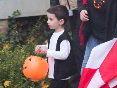 Trick-or-treating in the Oregon District is like looking for filet mignon at McDonald`s.