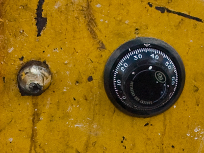 And then this appeared in the parking lot.