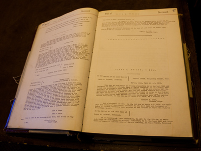 The last will and testament of Paul Laurence Dunbar.  Despite all I`ve done for him, he didn`t leave me anything.