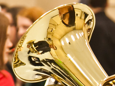 See the two euphonium players (and one photographer?)