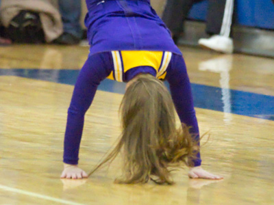 I hate it when I`m doing back flips and I pull my own hair.