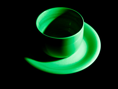 Flash with colored gel.