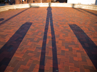 If you`re carrying a camera, keep the sun to your back.