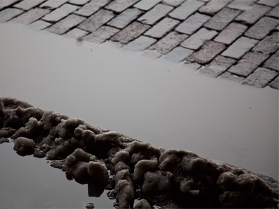 Here I was seeking to explore the mystical boundary between reality and obliv-- [SPLASH! Car drives by . . . ]