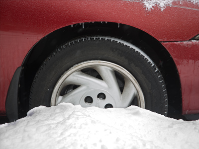 Getting the snow off the top of my car was no big deal.  Trying to MOVE the car was another matter.