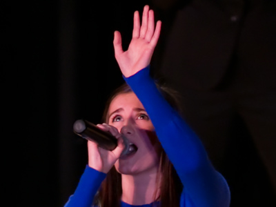 At school concerts, I always hear interesting music that`s new to me, though it may be popular with everyone else.