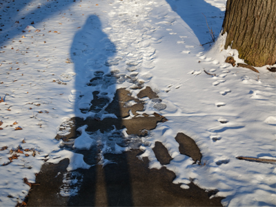 Where the sidewalk ends.