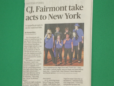 I belatedly discovered a photo of mine in the newspaper.