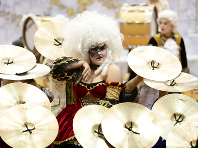 Marie Antoinette meets Lady Gaga.