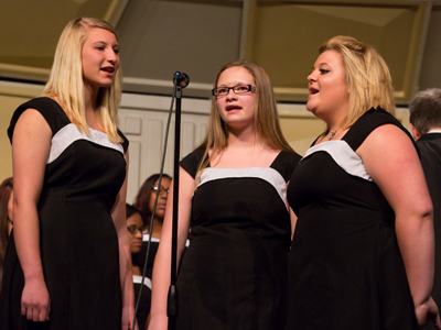 `Noddin` my head like yeah! Movin` my hips like yeah!` Finally, Miley Cyrus enters the choral repertoire.