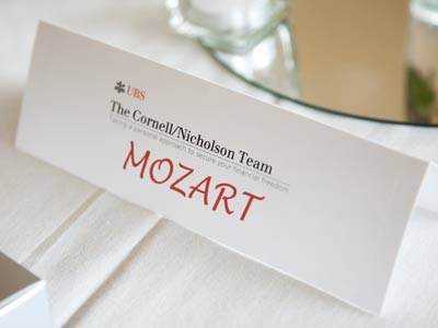 I had lunch with some musical people.