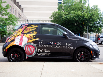 What station is the radio tuned to?