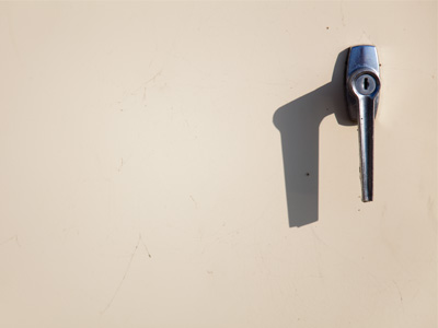 What -- you forgot your key?