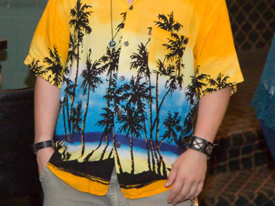 Even when the lights were off, it glowed in the dark.