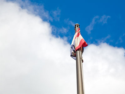 The shape of Ohio`s flag is unique among U.S. states.