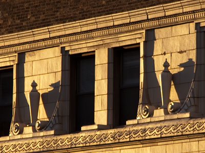 I leaned out of a filthy window for those shadows.