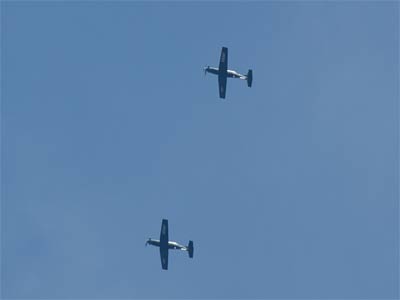 The U. S. Air Force recently purchased 20 modern propeller-driven light attack planes for close air support.