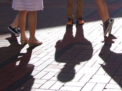 Can you spot the dancer in the group?