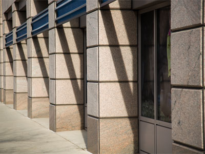 Downtown Dayton on a Saturday.