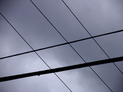 The threat of rain all day, but no rain.