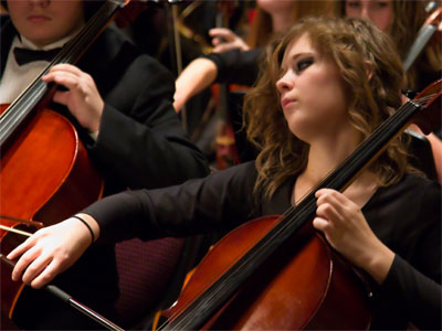 The view from Row B.