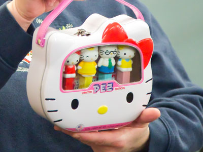 Also highly prized was the Hello Kitty PEZ dispenser set.
