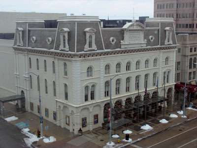Paul Laurence Dunbar graduated from high school here on June 16, 1891.  But he did not give a welcome address here on June 27, 1892, as is widely reported.