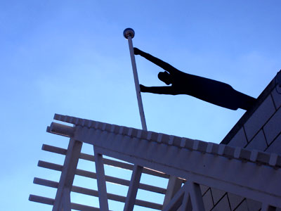 Not surprisingly, I was the only person at the park today.