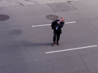 Running between the lines.