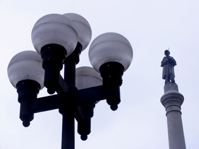 Main Street monument.