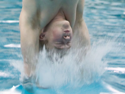 If that were me, I`d be holding my nose.  Well no, I wouldn`t. I`d be standing by the edge of the pool taking pictures.