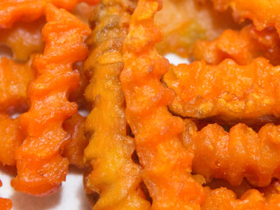 Sweet potato fries:  they taste good, they smell good.