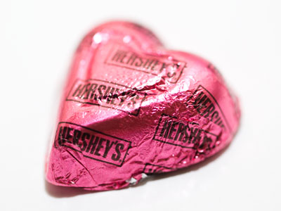 The checkout girl at Kroger gave me a chocolate heart for Valentine`s Day.  And I didn`t bring her anything.