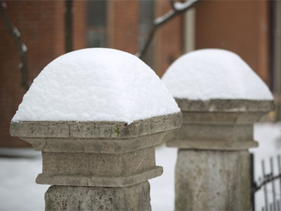 Today someone said to me, `Winter is my favorite season, so I like snow.`  I tried to smile and be polite.