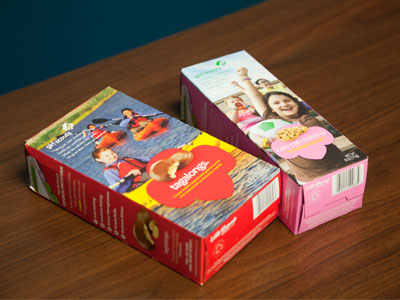 The Girl Scout cookies I got.