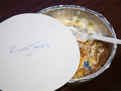 I did have a hasty dinner later.