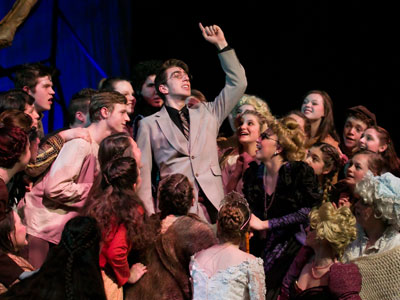 It`s `Into the Woods,` on stage now at Alter High School.