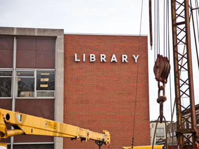 The new downtown library will be so much better, but I`m apprehensive about the long time between now and then.